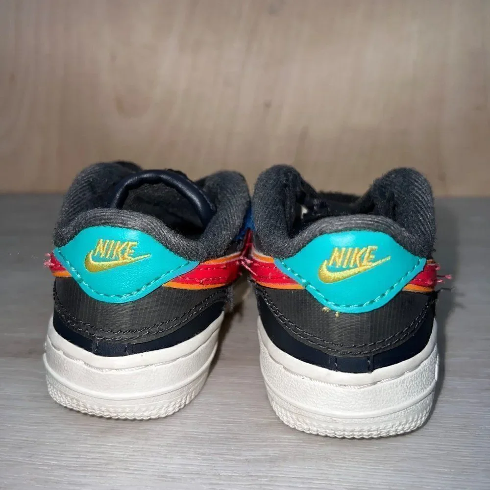 Nike Air Force 1 Low TD 'Black History Month'‎ CV2416-001 Toddler 6C